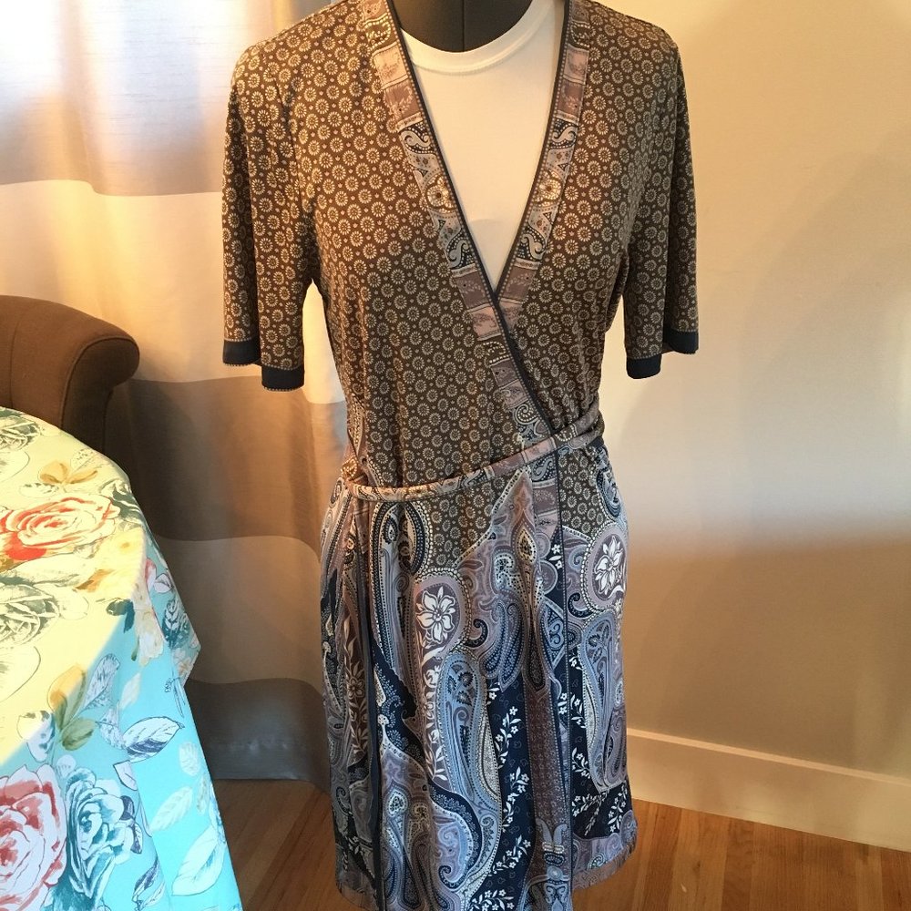 Elie Tahari Silk Wrap Dress